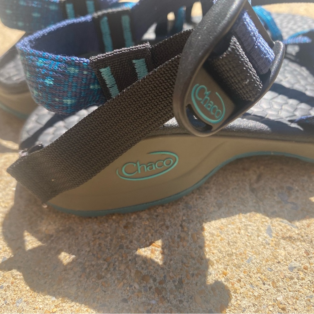 Lot of 2 Chaco Choco’s Sandals one Blue and one Orange - Picture 11 of 11